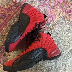Red and Black Athletic Sneakers